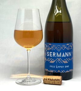 Sermann Gypsy One Spätburgunder Rosé de Noir trocken 2022 mit Glass